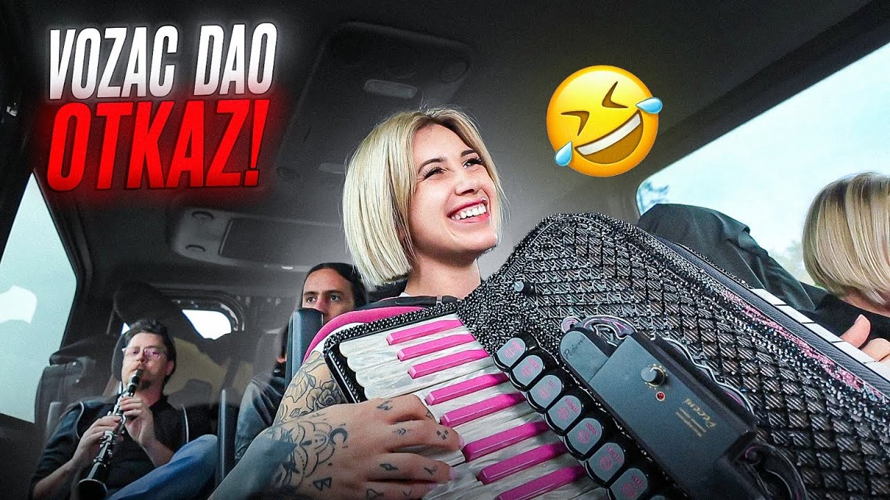 10 sati putovanja do svirke 😱 KAOS u kombiju – vozač u šoku!