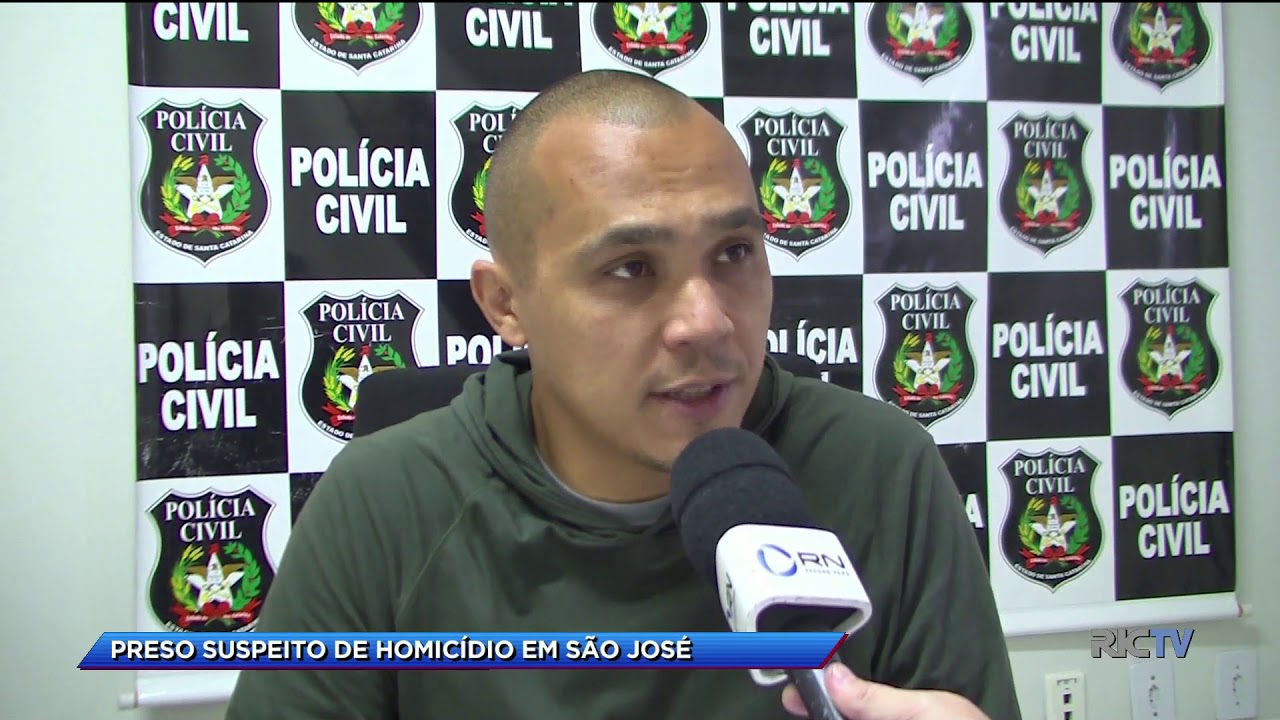 Polícia Civil prende homem suspeito de homicídio em São José