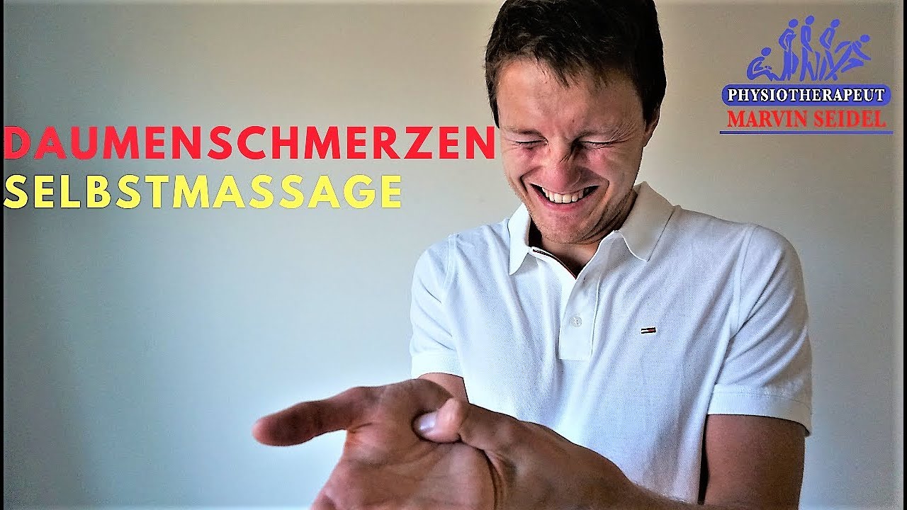Daumenschmerzen lösen durch diese Massagetechniken