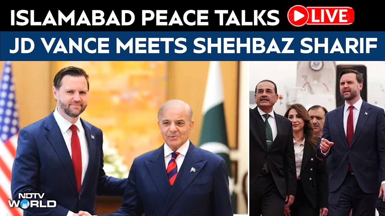 JD Vance Meets Shehbaz Sharif In Islamabad Before Peace Talks | Asim Munir | JD Latest News | Iran