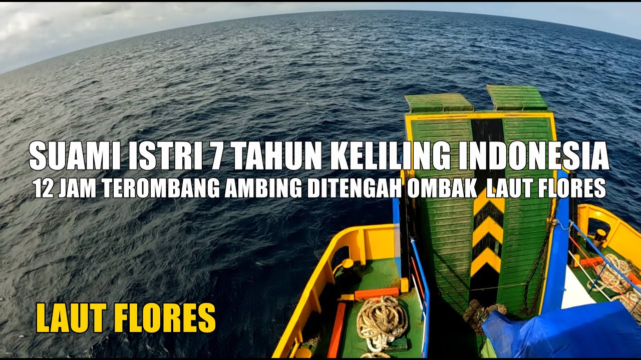 BARU INI  KAK BEDA MABUK LAUT. BANYAK PENUMPANG MUNTAH KARENA GELOMBANG.