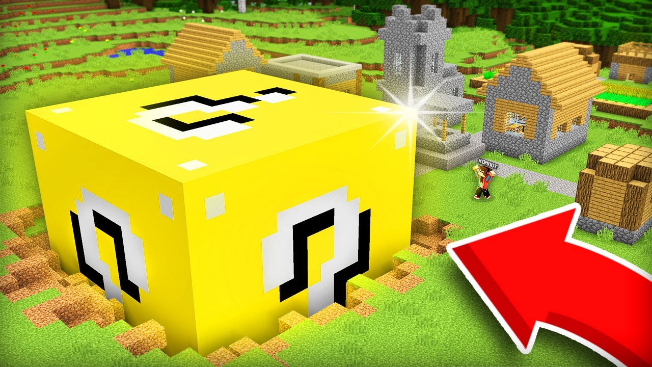 Я КОПАЛ ЯМУ И НАШЁЛ ГИГАНТСКИЙ ЛАКИ БЛОК В МАЙНКРАФТ | Компот Minecraft