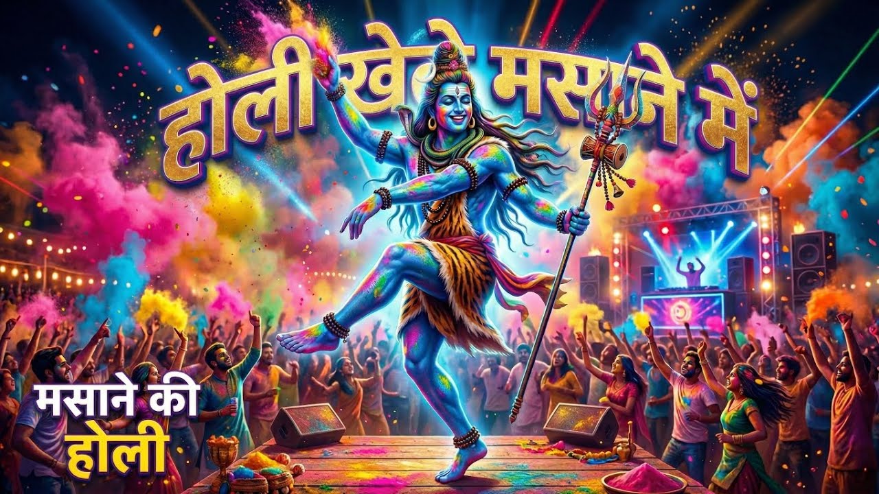 होली खेले मसाने में 🔱🌈 | Bhole Ki Holi 2026 | DJ Holi Shiv Bhajan  | Latest Holi DJ Song 2026