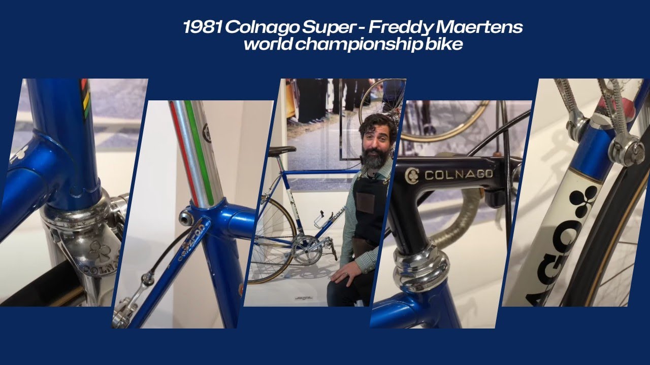 1981 Colnago Super - Freddy Maertens world championship bike