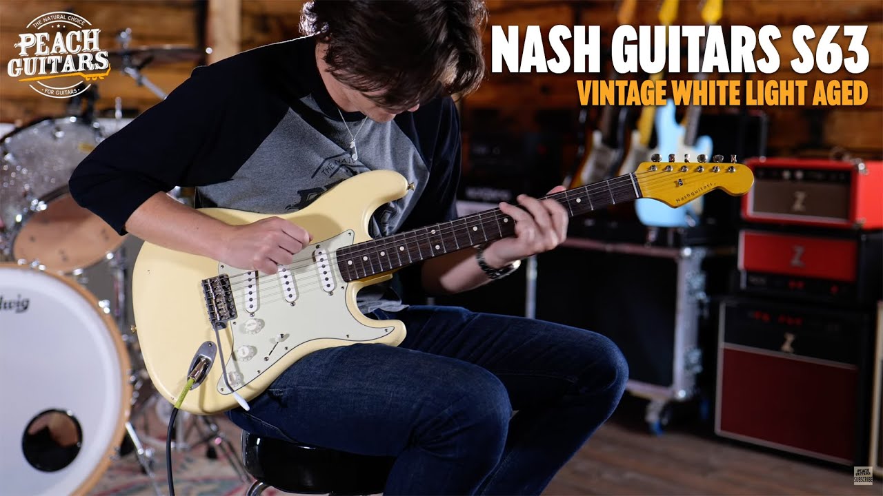 No Talking...Just Tones | Nash Guitars - S63 | Vintage White Light Aged