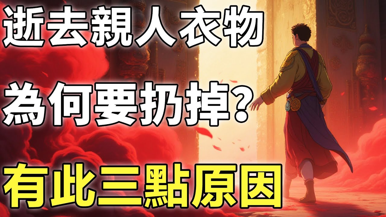 為何去世親人的衣服不能留？地藏菩薩：有此三個原因！莫要誤了親人的輪回路【輪回|因果|佛學】