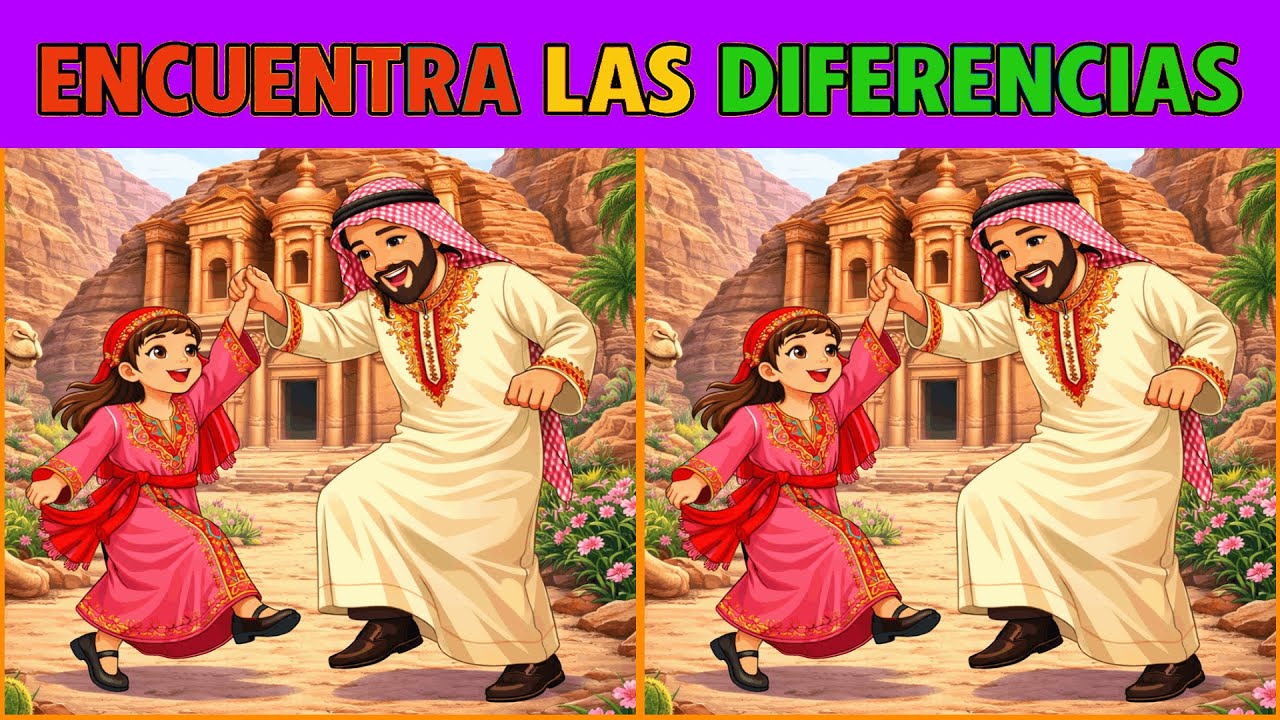 ENCUENTRA LAS DIFERENCIAS 🔍 | Petra, Jordania 🇯🇴 | E3D Víctor #21