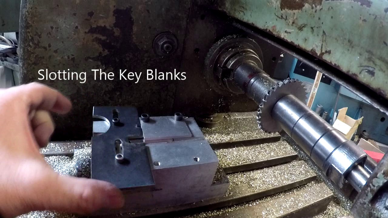 Manufacturing key blanks for one of our customers