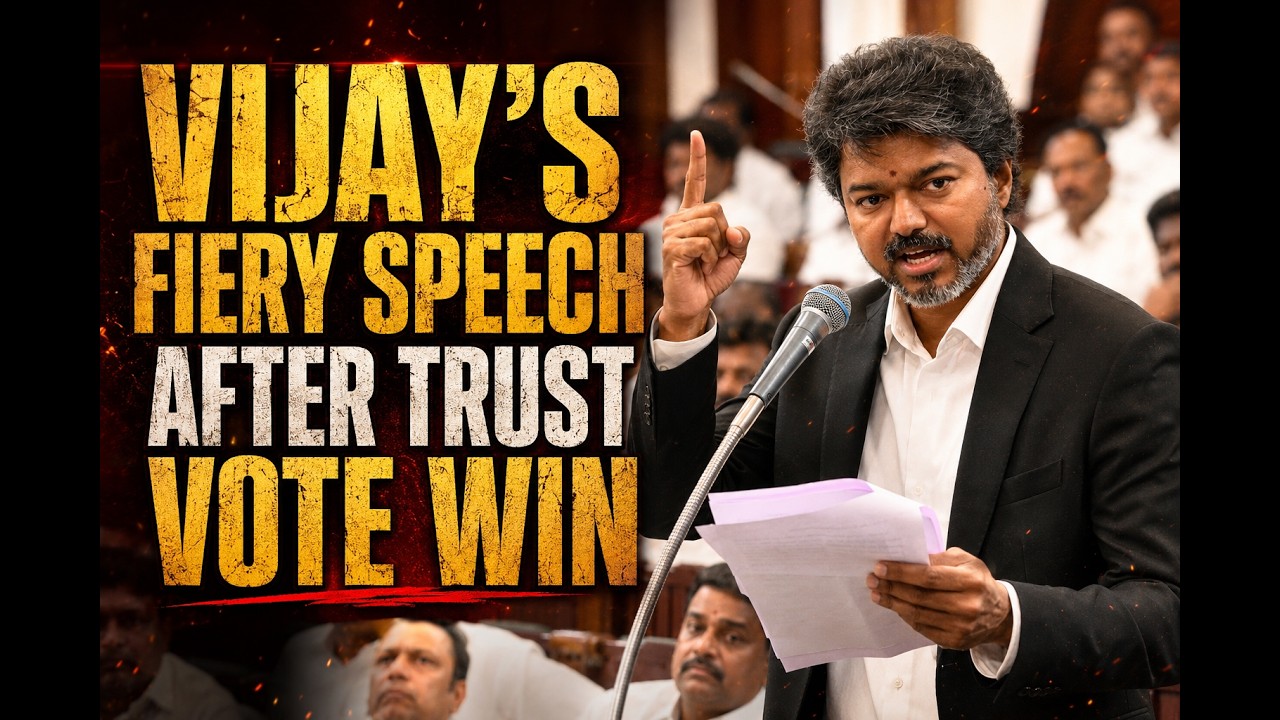 Watch: CM Vijay's 'Bold Message' After Winning Trust Vote In Tamil Nadu Assembly