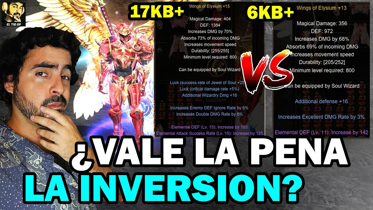 ALAS 4TH TOP DE TICKET VERSUS ALAS COMUNES 4TH ¿VALE LA PENA?🤔l  Muonline S19.1.3