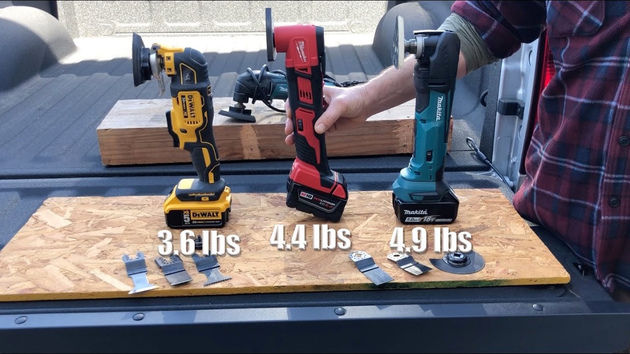 Best Cheap Oscillating Multi-Tool - Makita, Milwaukee, DeWalt
