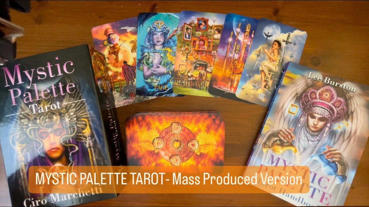 Mystic Palette Tarot - Mass Produced Version + Side by Side Comparison with Original Indie Version