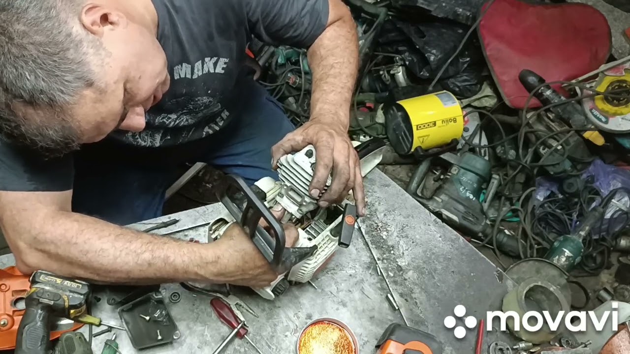 Stihl 026 задиры на поршне