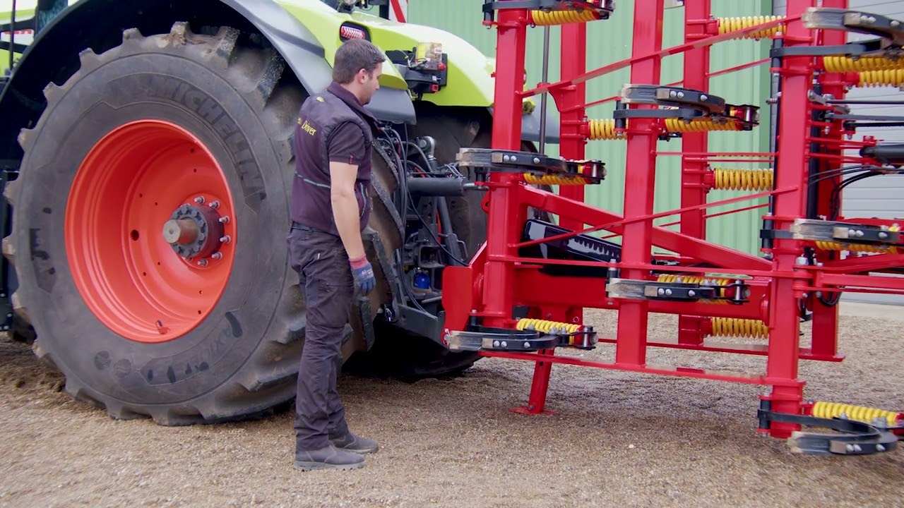 QuickStart - Väderstad Cultus HD 425-525 - Anslutning till traktor