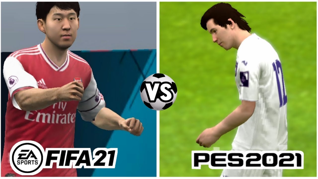 Fifa 21 Mobile Vs Pes 21 Mobile | Android /Ios |  fifa 21 gameplay 2in1 video!!