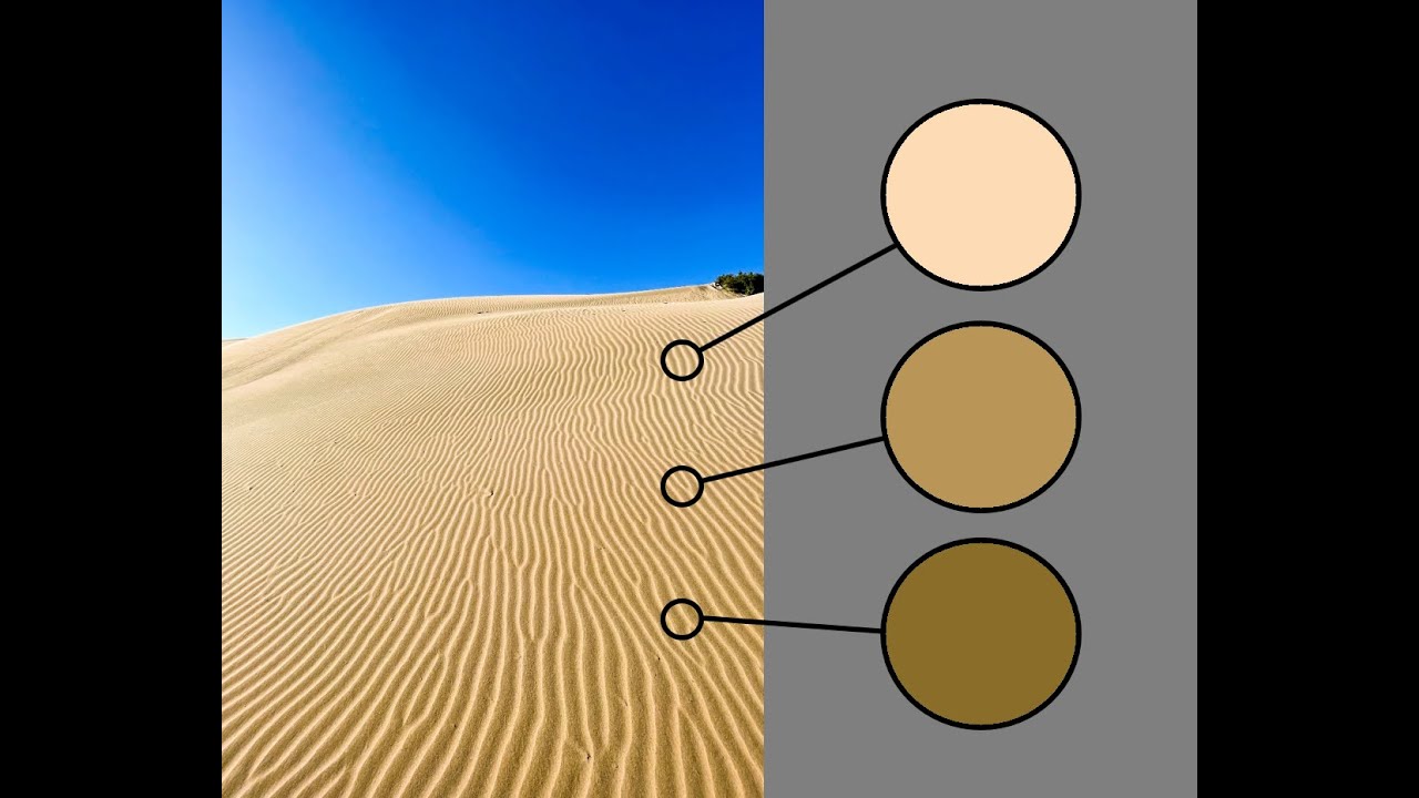 Colour Recipes #012: Sand Dunes! Colour Mixing Challenge for Oil and Acrylic Paint