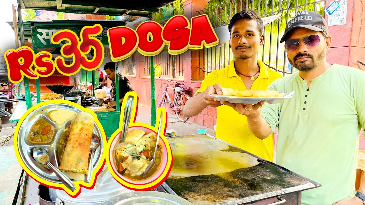 Most famous Dosawala In Lucknow | Indian Dosa Indian Street food Dosa Reciepe