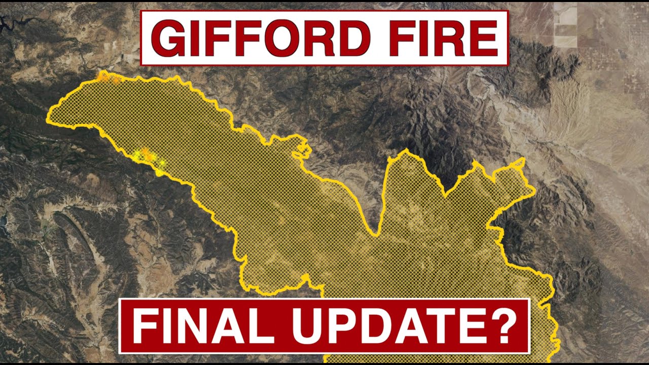 Gifford Fire Update & Forecast Aug 15, 2025