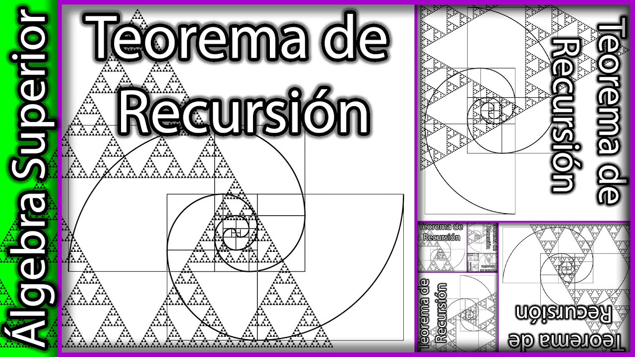 Teorema de Recursión - Definición y Ejemplos - Álgebra Superior 17