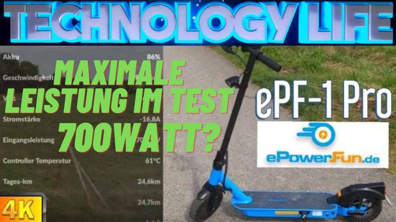 ePF-1 Pro  Maximalbelastung  und Rekuperations Test #4k60