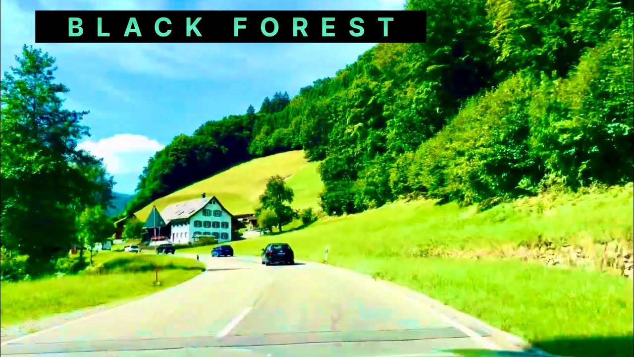 Driving through Black Forest, Germany