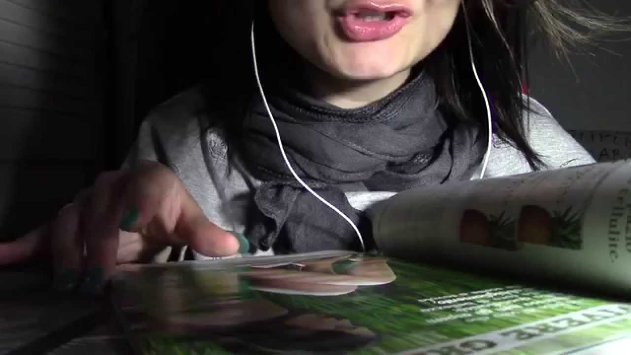 ASMR - Ita whispering, show&tell, page turning, various sounds