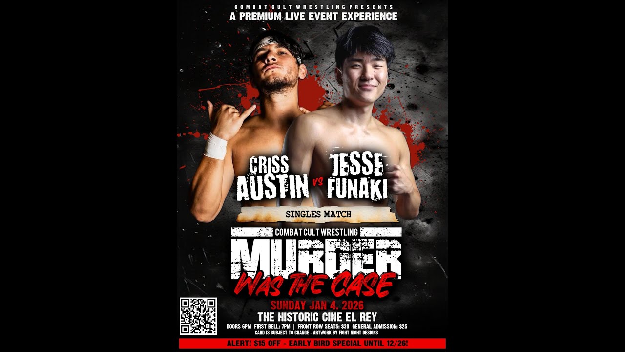 Jesse Funaki vs Criss Austin | Combat Cult Wrestling | FULL MATCH