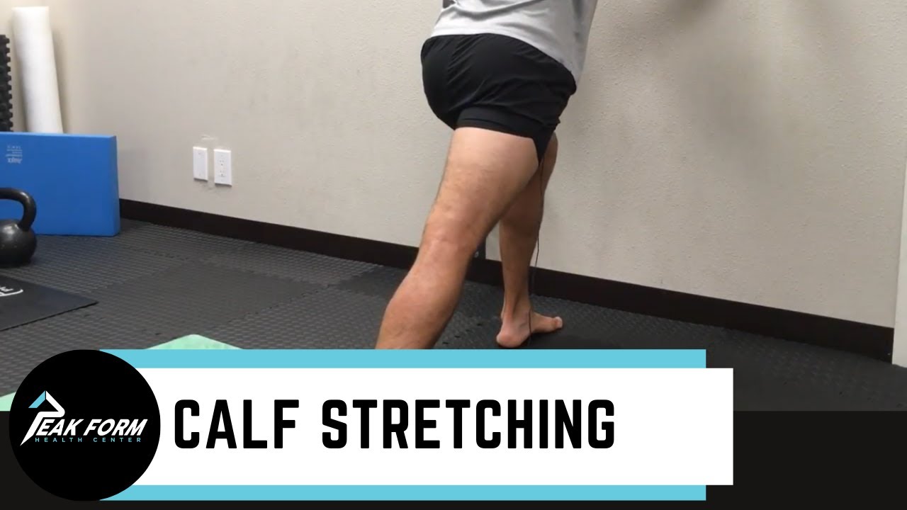 Standing Calf Stretch for Achilles Tendonitis, Plantar Fasciitis | San Diego Chiropractor