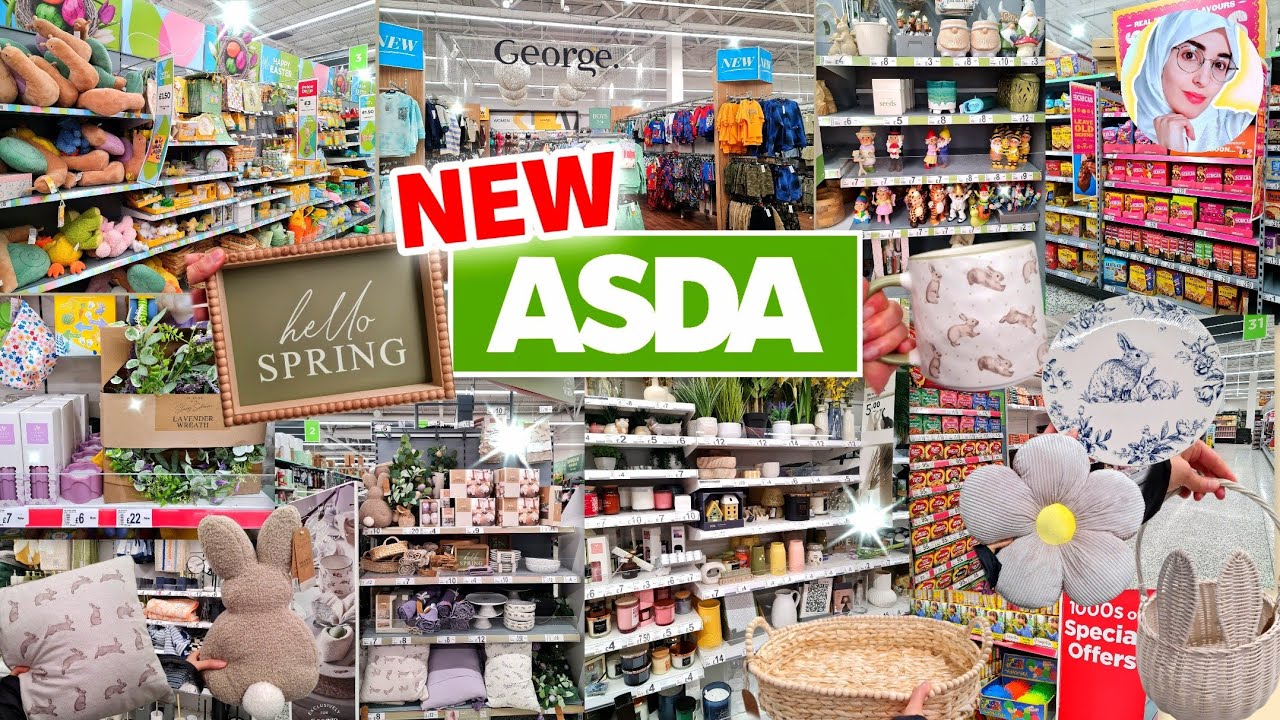 🤩 AMAZING NEW FINDS IN ASDA GEORGE 😍 Shop With Me 🥰 Spring, Easter, Home, Eid, Food, Clothes & More