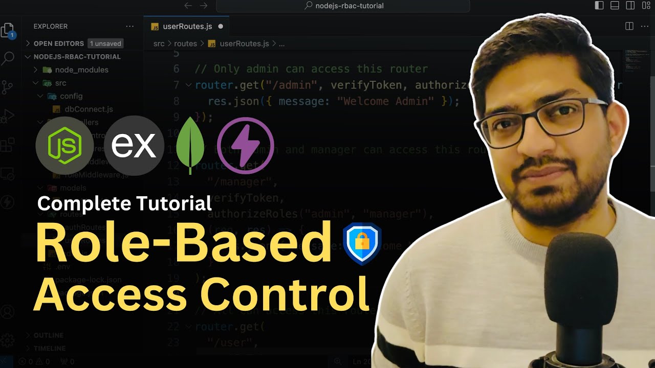 Учебное пособие по ролевой авторизации Node.js и Express | Как управлять ролями пользователей и р...