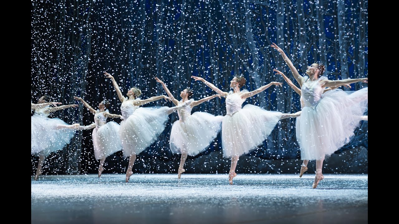 The Nutcracker | Snow Scene On Stage