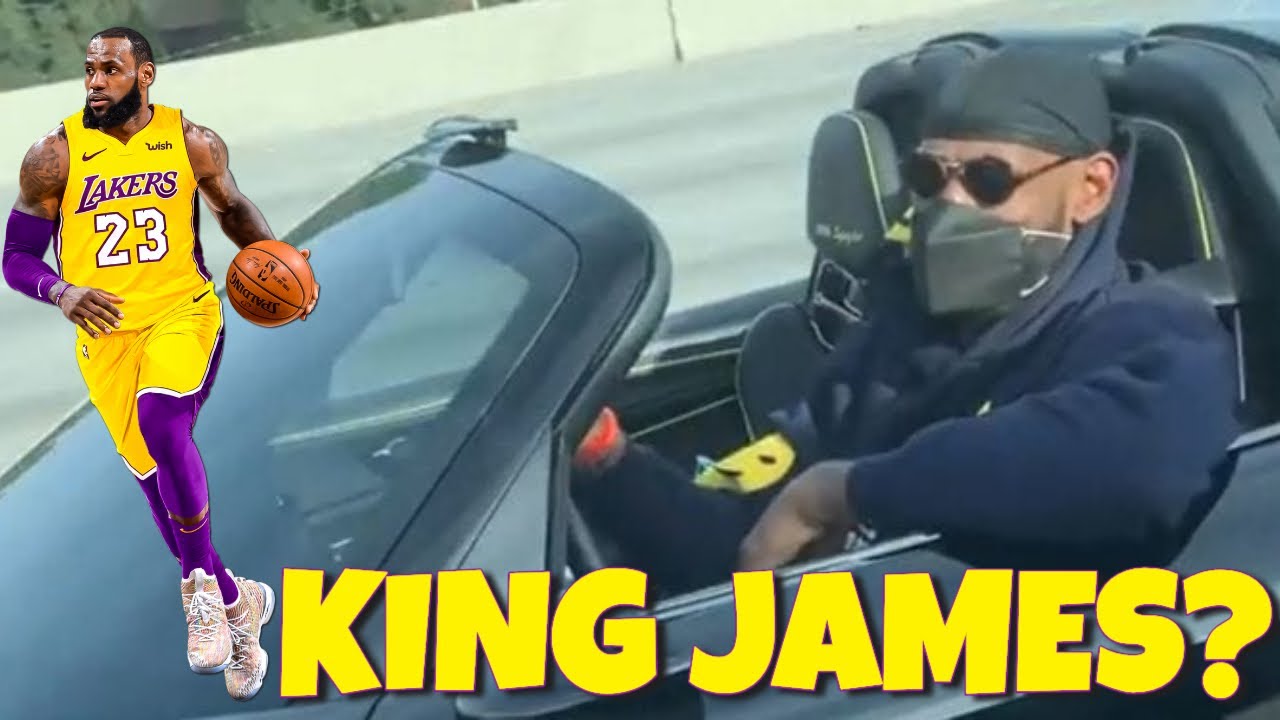 LeBron James Driving Porsche 918 Spyder In Los Angeles