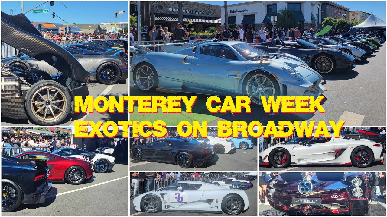 Exotics on Broadway | Monterey Car Week 2024