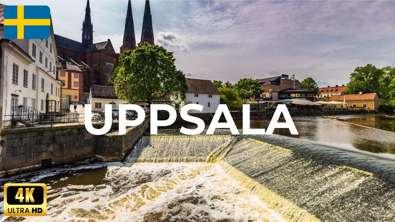 Uppsala Sweden 🇸🇪 - September 2022 - 4K HDR Walking Tour