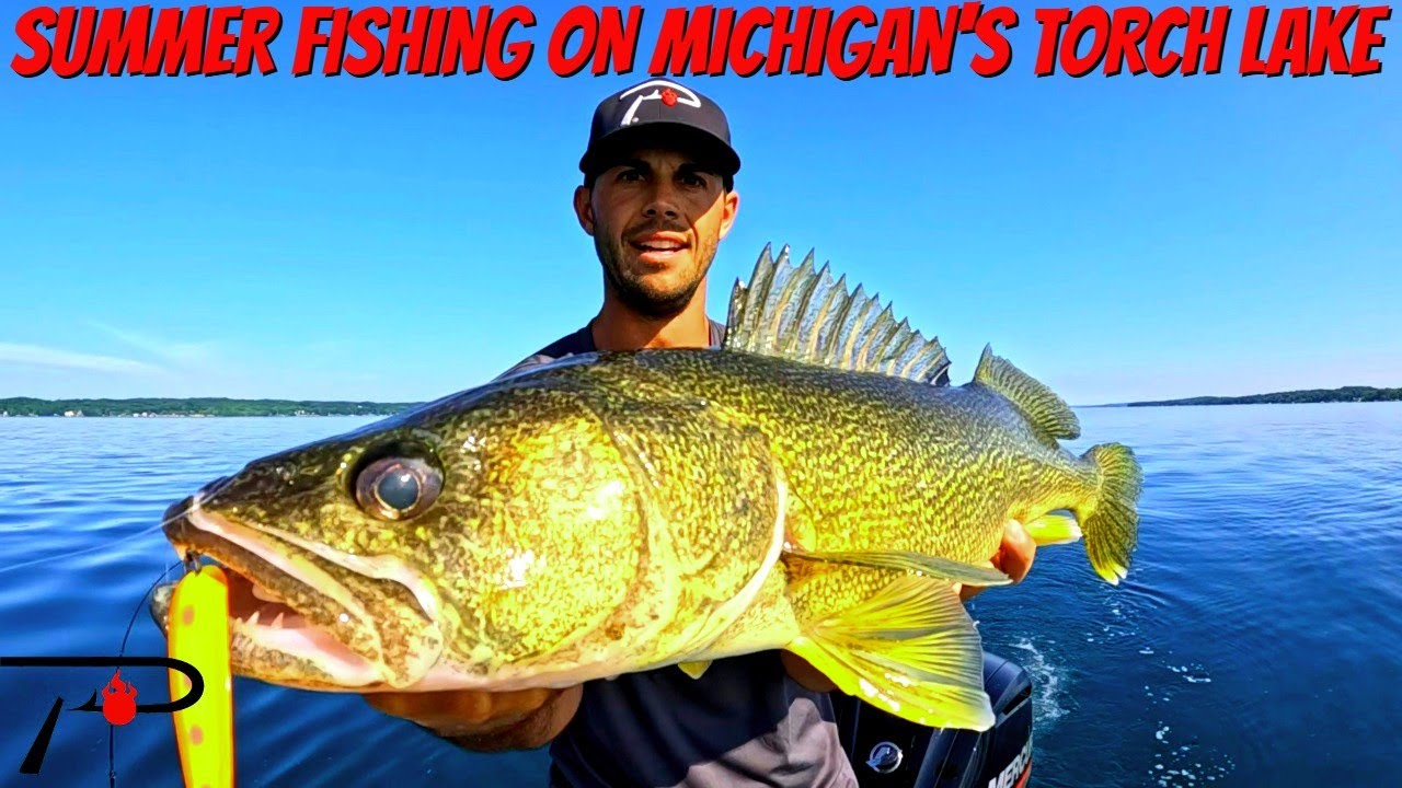 Summer Fishing on Michigan's Torch Lake
