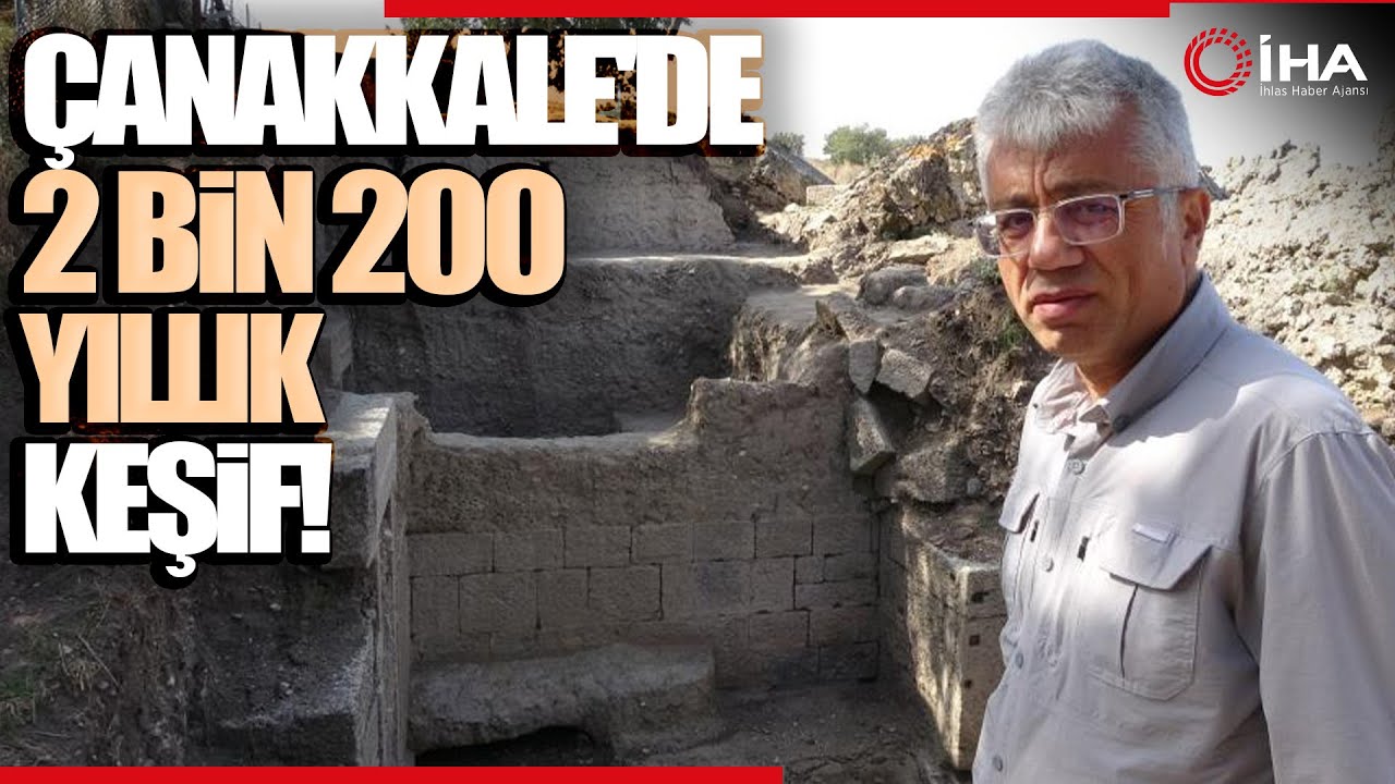 Alexandria Troas Antik Kenti'nde 2 bin 200 yıllık dükkan bulundu