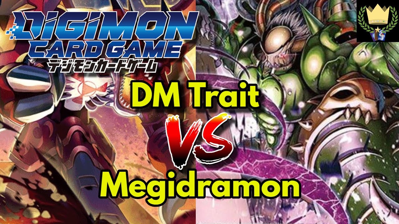 Digimon TCG: DM Trait VS Megidramon (Locals Match) #digimon #digimoncardgame