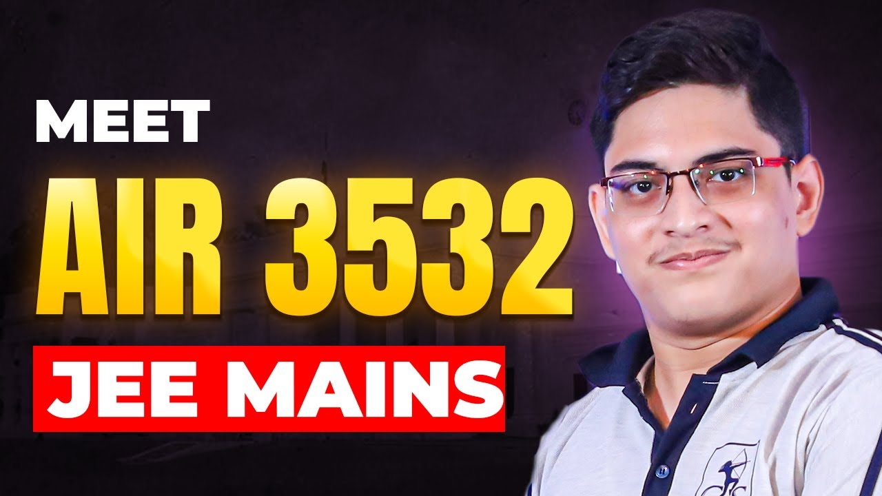 Inside the Mind of a JEE Rank Holder: Interview with AIR 3532 in English | JEE Advanced | JaiGhosh