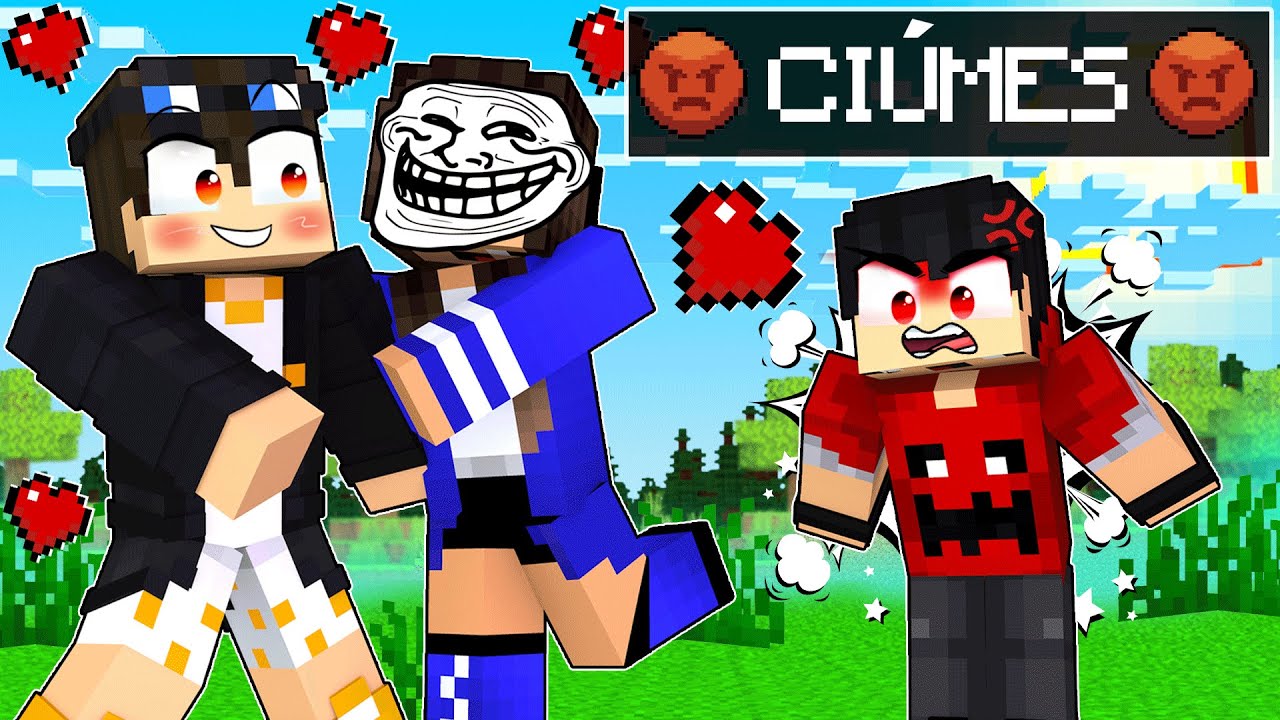 TROLLEI MEU NAMORADO FAZENDO CIÚMES no Minecraft ◂Miika▸