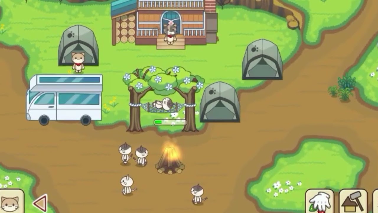 Cat Forest: Healing Camp 🌲🐱 | Cozy Relaxing Cat Game for Stress Relief