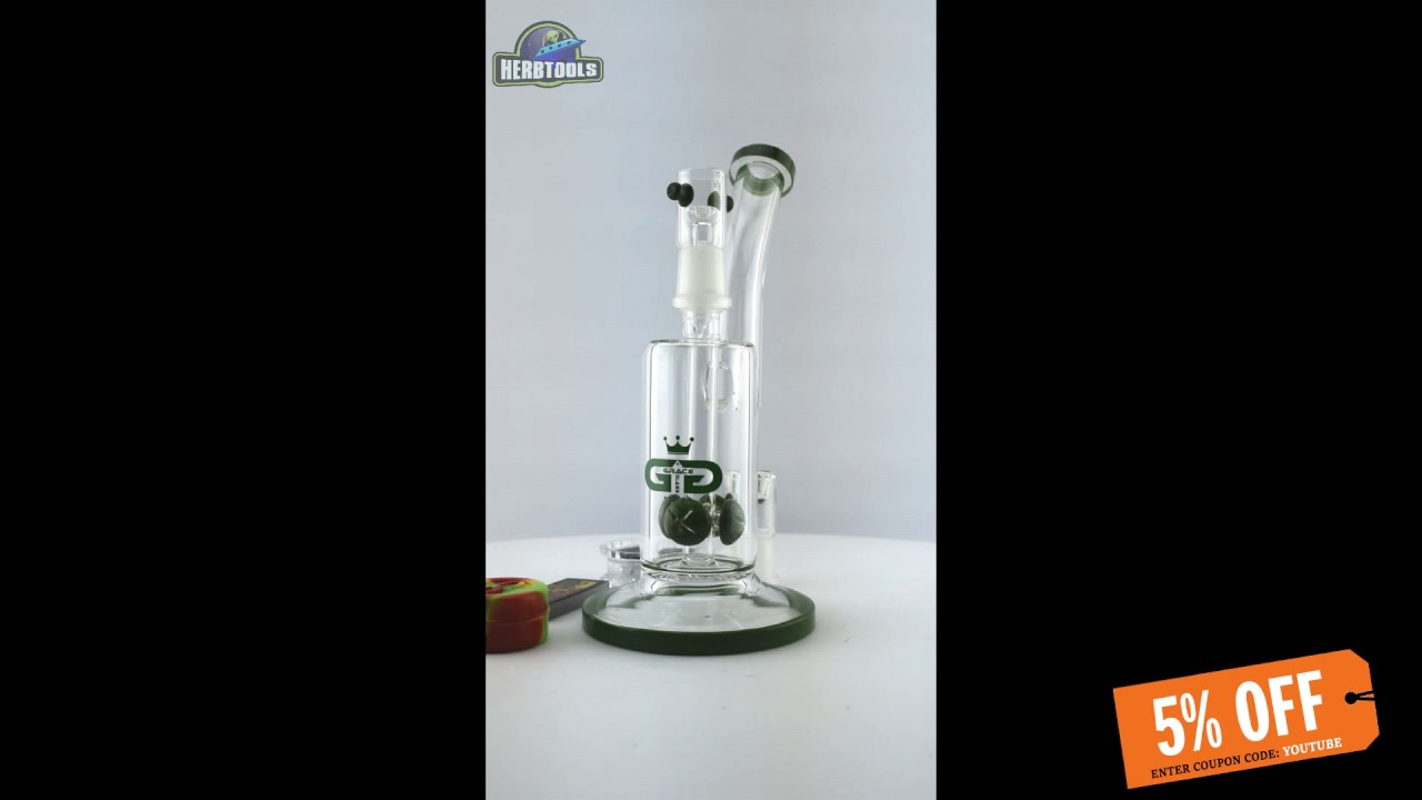 GRACE GLASS MUTANT 2-IN-1 HERB & OIL BONG [HD] [HERBTOOLS]