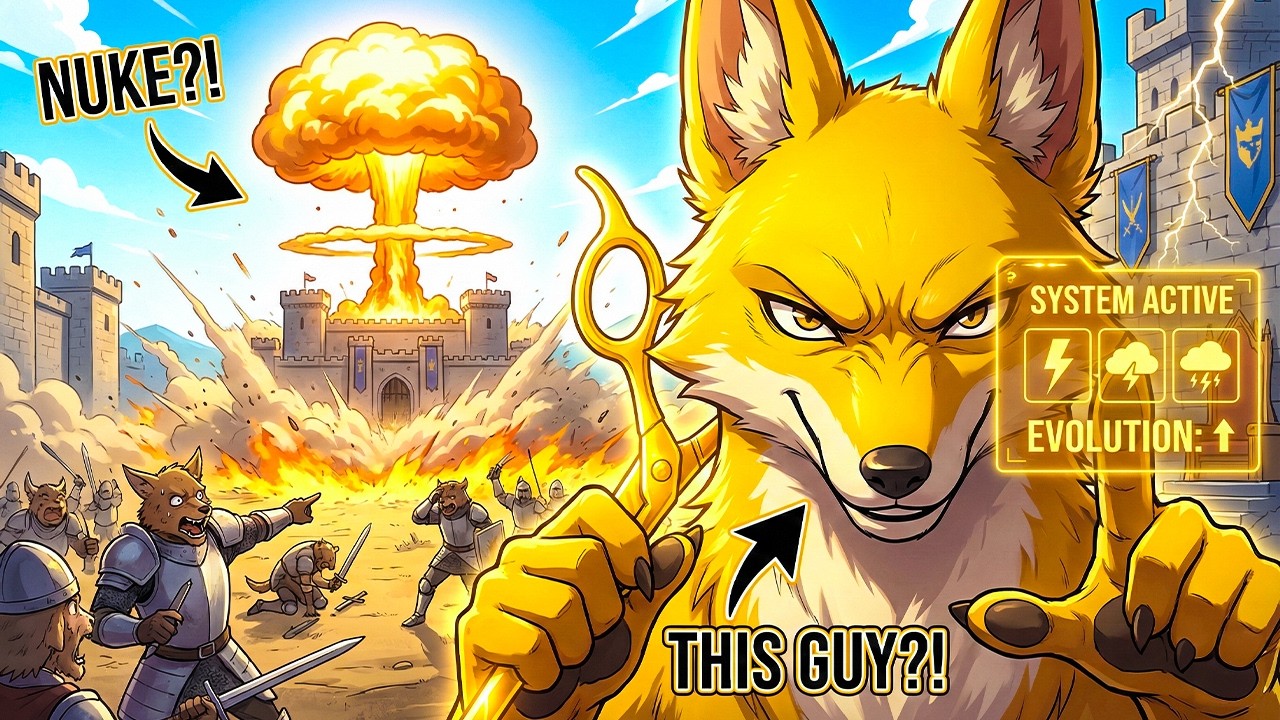 He DIED From STUDYING… Reborn As SMALL JACKAL With SYSTEM And Accidentally Became DRAGON SLAYER!