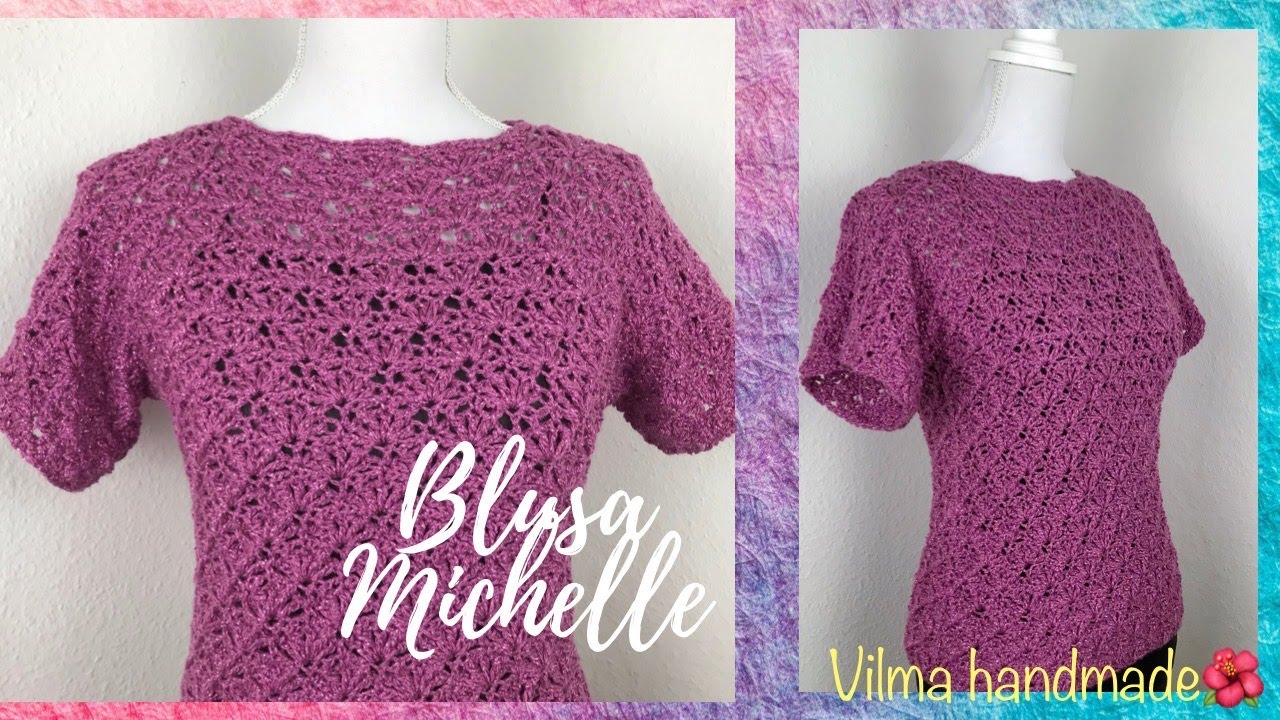 Blusa a crochet paso a paso y fácil de tejer