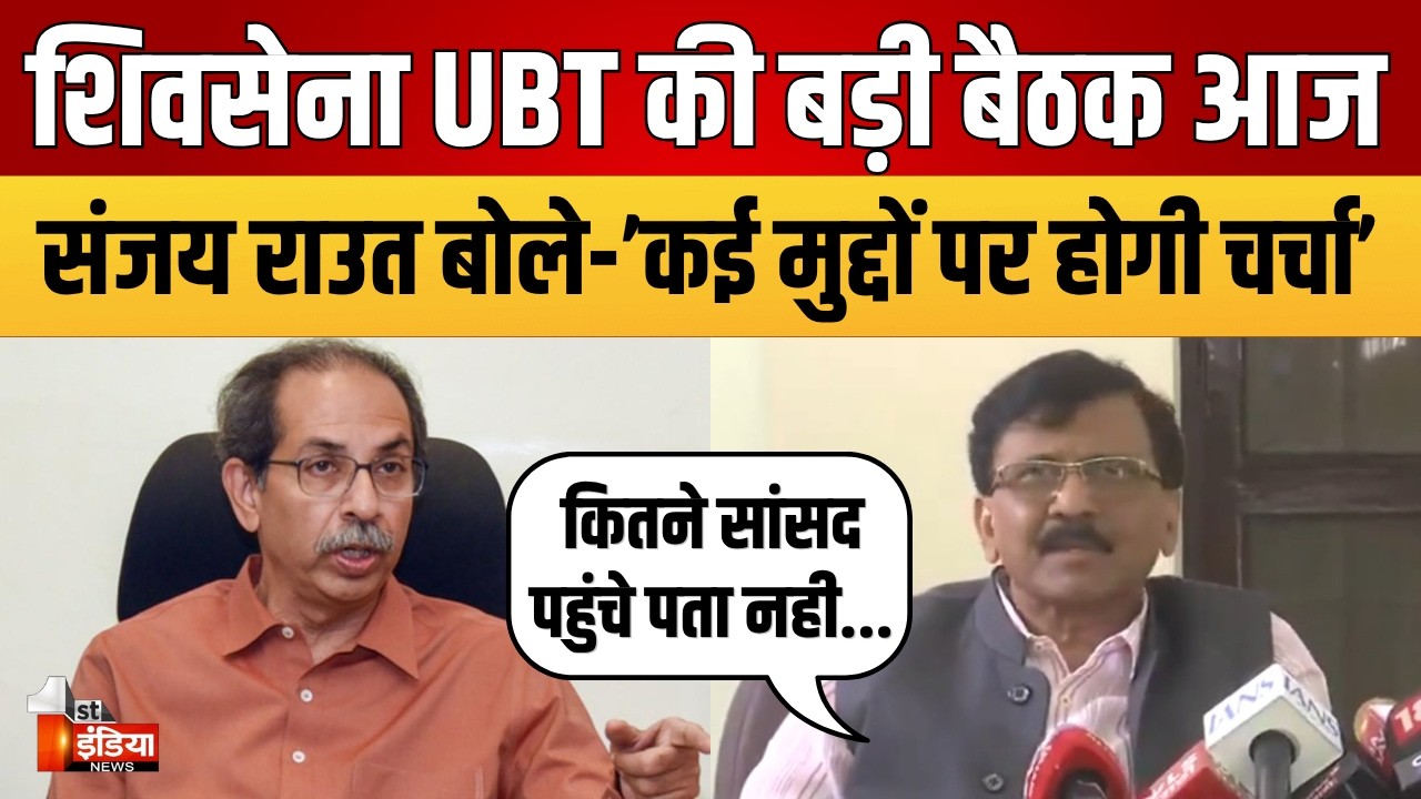 हमारे सभी सांसदों को व्हिप जारी किया है: Sanjay Raut | Shivsena UBT Split News | Operation Tiger