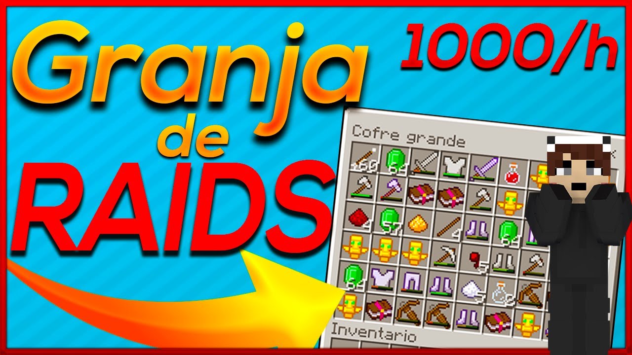 SUPER Granja de RAIDS (Totems y Esperaldas) Minecraft Bedrock 1.18 | PE/XBOX/PS4-5/SWITCH