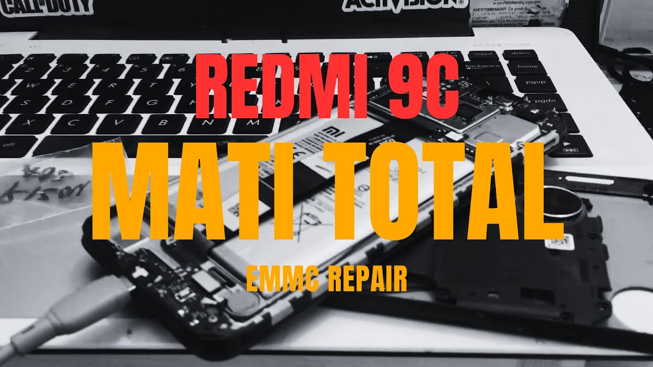 REDMI 9C MATI TOTAL (EMMC REPAIR) USING  UFI BOX