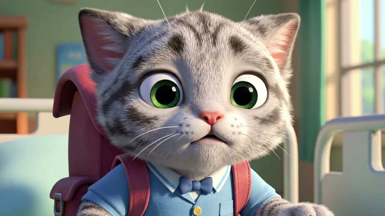 The Kitten Everyone Thought Went Home… Until the School Was Empty