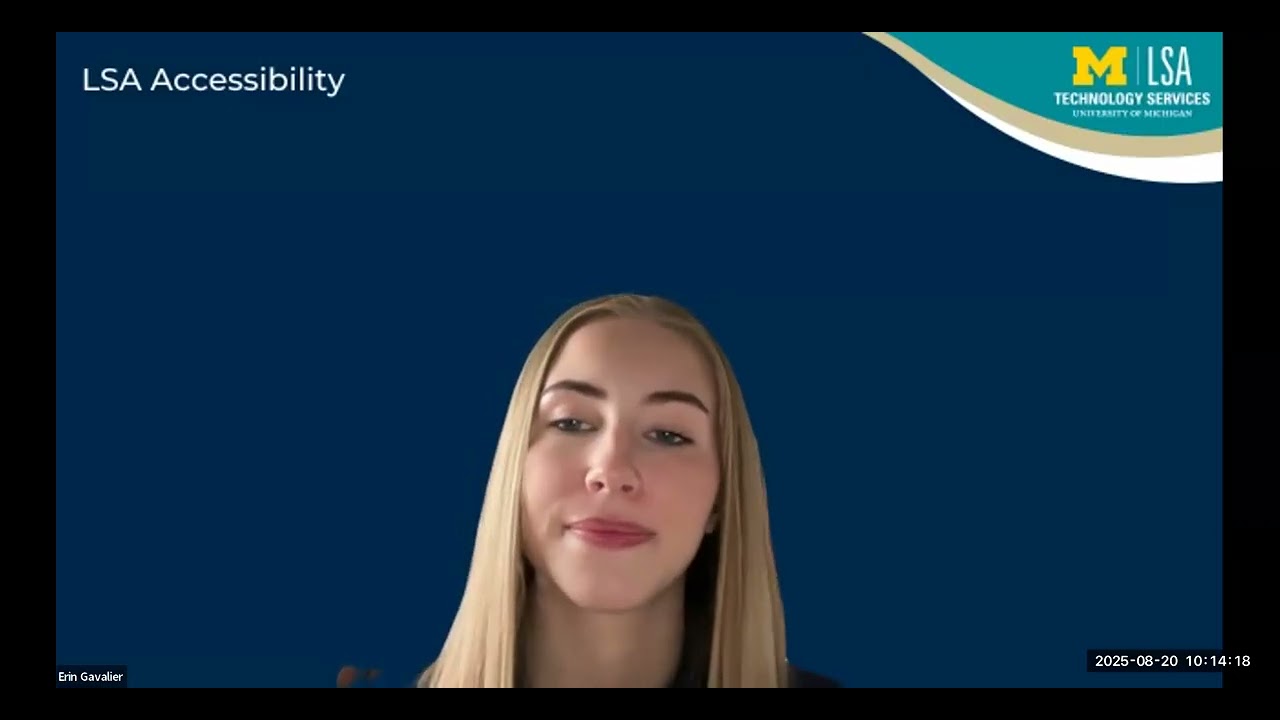 Accessibility for Public Facing Student Work