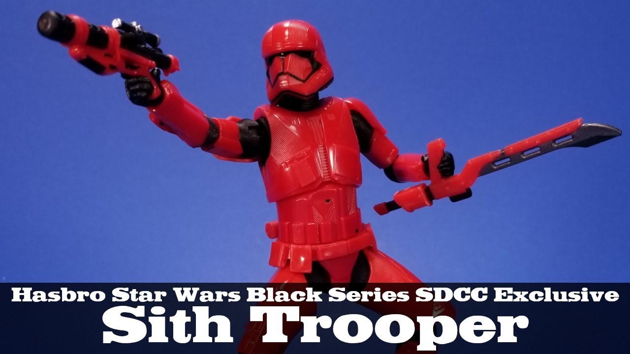 Star Wars Black Series Sith Trooper Early Edition SDCC Exclusive EP9 Rise of Skywalker Review