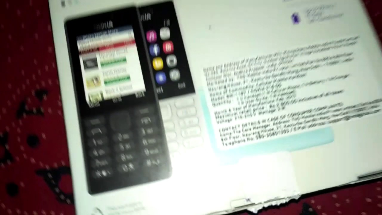 Nokia 216 Unboxing (Dual Sim)